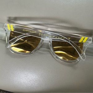 Blenders Lemon Blitz Polarized Sunglasses Clear Yellow